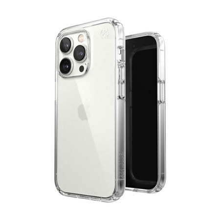 Speck Presidio Perfect-Clear - Hülle für iPhone 14 Pro mit MICROBAN-Beschichtung (Klar)