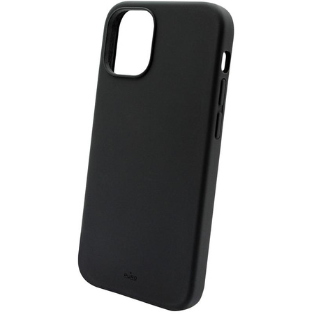 PURO ICON Cover - iPhone 12 Pro Max Hülle mit antimikrobiellem Schutz (schwarz)