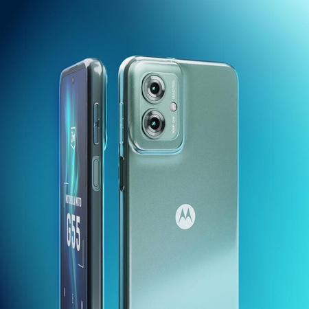 3mk Clear Case - Etui pour Motorola Moto G55 5G (Transparent)