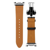 PASEK DO GALAXY WATCH 8 | 8 CLASSIC 40 44 46 mm SPIGEN SKÓRZANY CZARNY