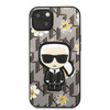 Karl Lagerfeld Iconic Karl Flower - iPhone 13 Case (gray)