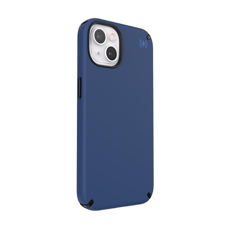 Speck Presidio2 Pro - Coque pour iPhone 13 avec revêtement MICROBAN (Bleu côtier/Noir)