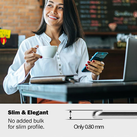 Kryt Crong Crystal Slim - Pouzdro pro Huawei P30 (průhledné)