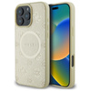 Guess Saffiano Peony Classic Logo MagSafe - iPhone 16 Pro Max tok (arany)