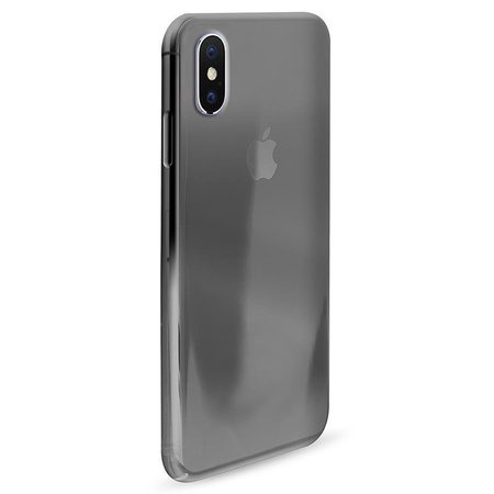 PURO 0.3 Nude - Tasche iPhone Xs / X (Schwarz Transparent)