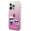 Karl Lagerfeld Ikonik & Choupette - Coque iPhone 13 Pro (rose)