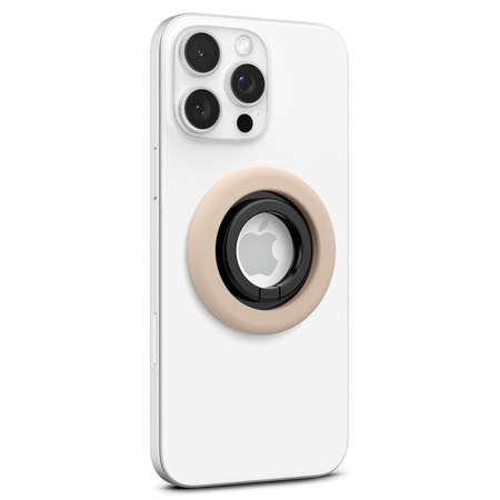 Spigen Nano Pop MagSafe Phone Ring - Magnetický držák na prst s funkcí stojánku (Coconut Beige)