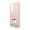 Karl Lagerfeld Silicone NFT Choupette - pouzdro pro Samsung Galaxy S23 (růžové)