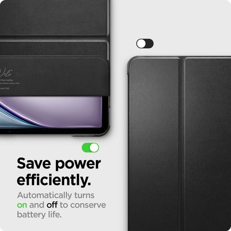 Spigen Smart Fold - pouzdro pro iPad Air 13" M3 (2025) / M2 (2024) (černé)