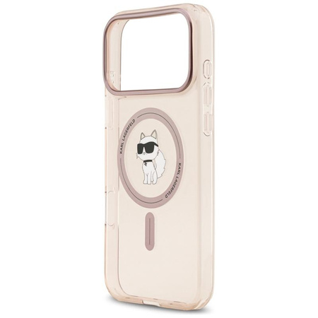 ETUI DO IPHONE 17 PRO MAX do MAGSAFE KARL LAGERFELD ORYGINALNE RÓŻOWE CASE