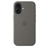 Apple szilikon tok - Szilikon tok MagSafe készülékkel iPhone 16 készülékhez (Mountain Grey)