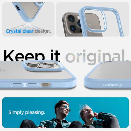 Spigen Ultra Hybrid - Case for iPhone 14 Pro (Blue)