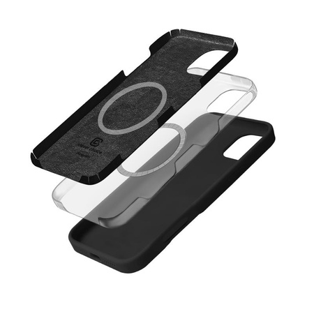Crong Color Cover Magnetic - pouzdro MagSafe pro iPhone 16 Pro Max (černé)