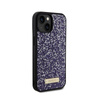 Guess Rhinestone Metal Logo - iPhone 15 Case (pink)