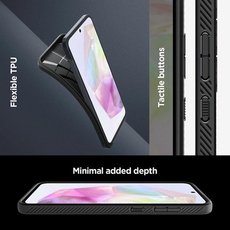 Spigen Liquid Air - tok Samsung Galaxy A35 5G (matt fekete)