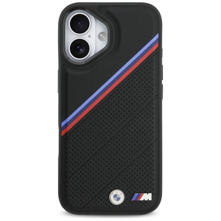 BMW M Tricolor Metal Logo MagSafe - iPhone 17 Case (Black)