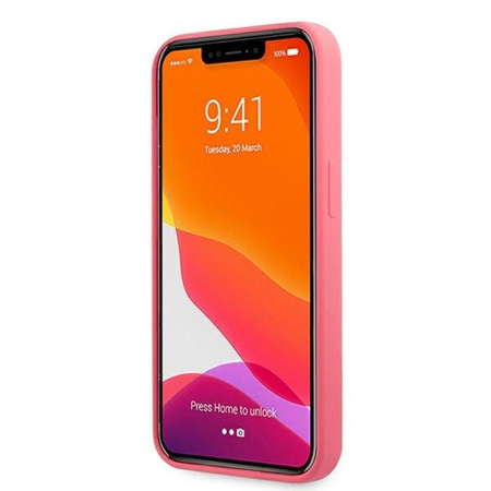 Karl Lagerfeld Silicone Karl & Choupette - Coque iPhone 13 Pro Max (fuchsia)