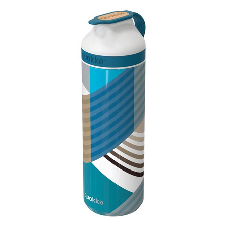 Quokka Mineral Steel - Thermoflasche aus Edelstahl mit Magnetverschluss 430 ml (Geo)