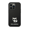 Karl Lagerfeld Choupette Body - pouzdro pro iPhone 14 Pro (černé)
