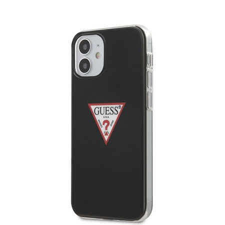 Guess Triangle Logo - iPhone 12 Mini Tasche (schwarz)