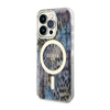 Guess Leopard MagSafe - Case for iPhone 14 Pro Max (Blue)