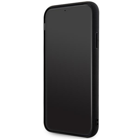 Karl Lagerfeld Monogramm 3D-Muster - iPhone 11 Hülle (Schwarz)