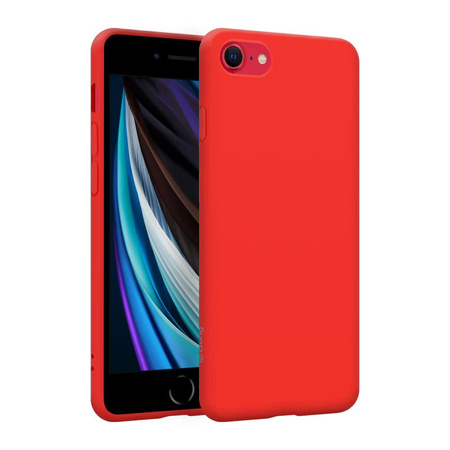 Crong Color Cover - Case iPhone SE (2022/2020) / 8 / 7 (red)