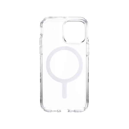 Speck Presidio Perfect-Clear + MagSafe - Étui pour iPhone 13 Mini avec revêtement MICROBAN (transparent)
