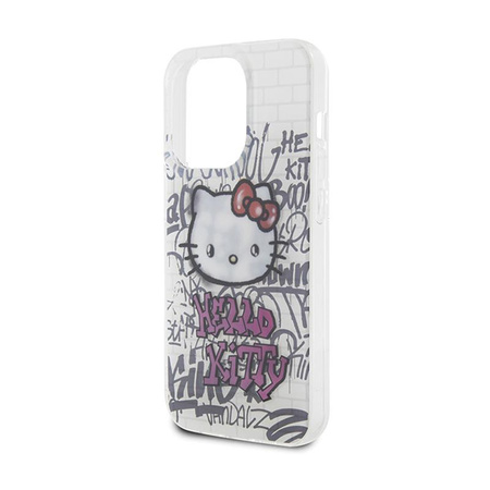 Hello Kitty IML Kitty On Bricks Graffiti - Case iPhone 13 Pro (white)
