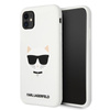 Karl Lagerfeld Choupette Head Silicone - iPhone 11 Case (white)