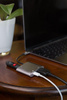 Kanex USB-C VGA adaptér s Power Delivery - adaptér z USB-C na USB 1,5 A, USB-C Power Delivery 60 W + VGA Full HD (eloxovaný hliník)