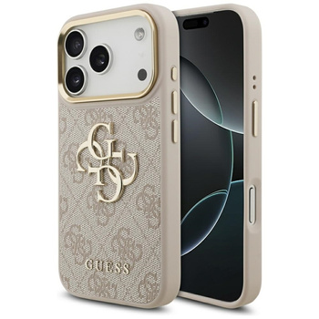 Guess 4G Big 4G Classic Logo - Case iPhone 17 Pro (Pink / Gold)