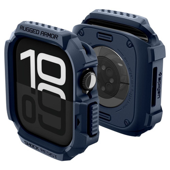 Spigen Rugged Armor V2 - Case for Apple Watch 10/11 42 mm (Navy Blue)