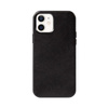 Crong Essential Cover Magnetic - iPhone 12 / iPhone 12 Pro MagSafe étui en cuir (noir)