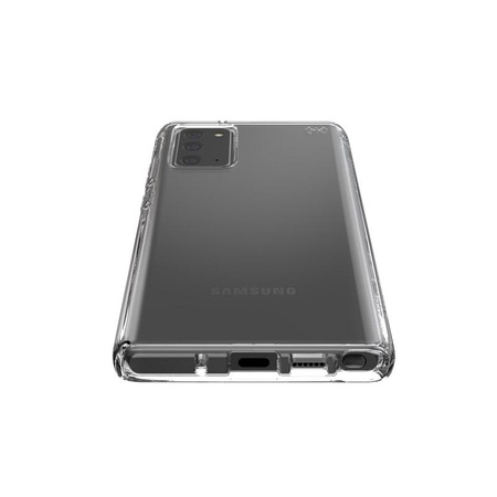 Speck Presidio Perfect-Clear - Samsung Galaxy Note 20 Case with MICROBAN Coating (Clear/Clear)