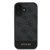 Guess 4G Bottom Stripe – Pouzdro pro iPhone 16 Plus (šedé)