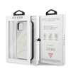 Guess Marble Glass Gold Glitter - iPhone 11 Pro Max Case (white)