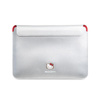 Hello Kitty PU Metal Logo Sleeve - Notebook case 13" / 14" (silver)