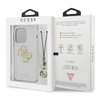 Guess 4G Big Logo Charm Gold- Etui iPhone 13 Pro Max (złoty charms)