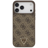 Guess Leather 4G Triangle Strass MagSafe - Case iPhone 17 Pro Max (brown)