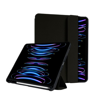 Crong FlexFolio - pouzdro pro iPad Air 11" M3 (2025) / iPad Air 11" M2 (2024) / iPad Air 10,9" (5.-4. gen.) / iPad Pro 11" (2022-2021) s Apple Pencil (černý)