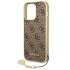Guess 4G Charms Collection - Case for iPhone 14 Pro (Brown)