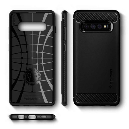 Spigen Rugged Armor - pouzdro pro Samsung Galaxy S10 (Black)