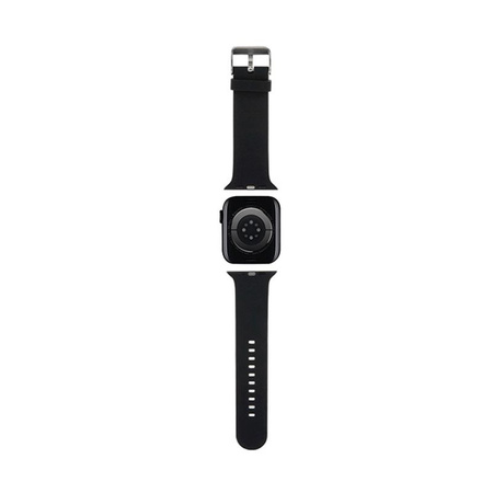 Karl Lagerfeld 3D gumiból készült Choupette Head NFT - szíj Apple Watch-hoz 38/40/41 mm (fekete)
