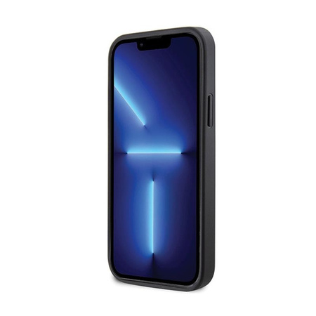 Guess Crossbody 4G Metal Logo - Coque iPhone 12 / iPhone 12 Pro (noir)