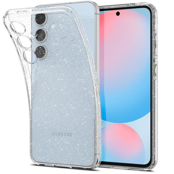 Spigen Liquid Crystal Glitter - tok Samsung Galaxy S24 FE készülékhez (átlátszó)