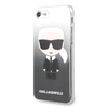 Karl Lagerfeld Iconic Karl Gradient - pouzdro pro iPhone SE 2020 / 8 / 7 (černé)