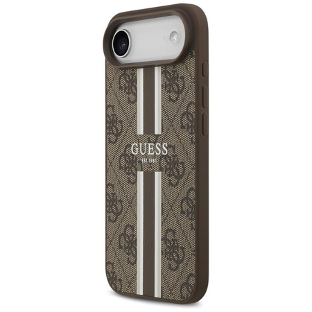 Guess 4G Printed Stripes MagSafe - Case iPhone Air (brown)