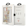 Guess Flower Cord - tok zsinórral iPhone 13 (lila)