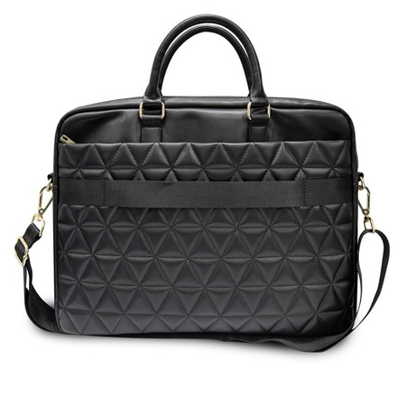 Guess Quilted Computer Bag - Sacoche pour ordinateur portable 15" (noir)